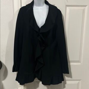 Inc International Elegant Black Women's Jacket sz M